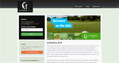 Desktop Screenshot of golfhaftet.com